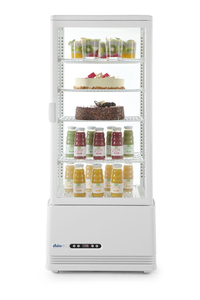 Witryna chłodnicza 98 l Arktic biały 230V/210W 444x397x(H)1100mm