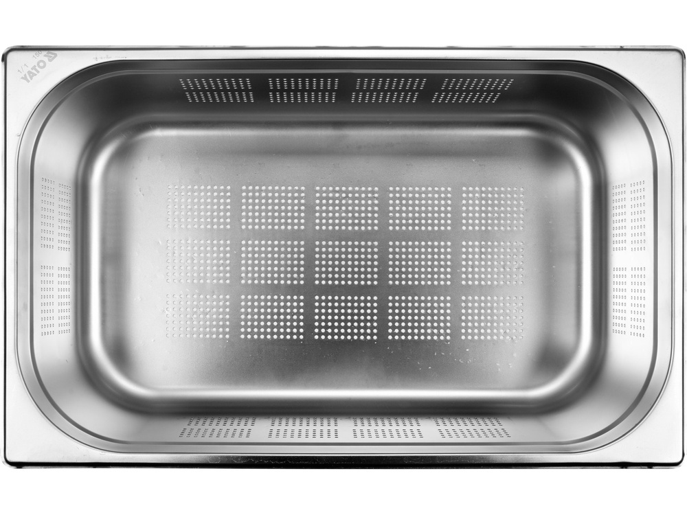POJEMNIK GASTRONOMICZNY PERFOROWANY ZE STALI NIERDZEWNEJ GN 1/1 150MM 20,5L YATO