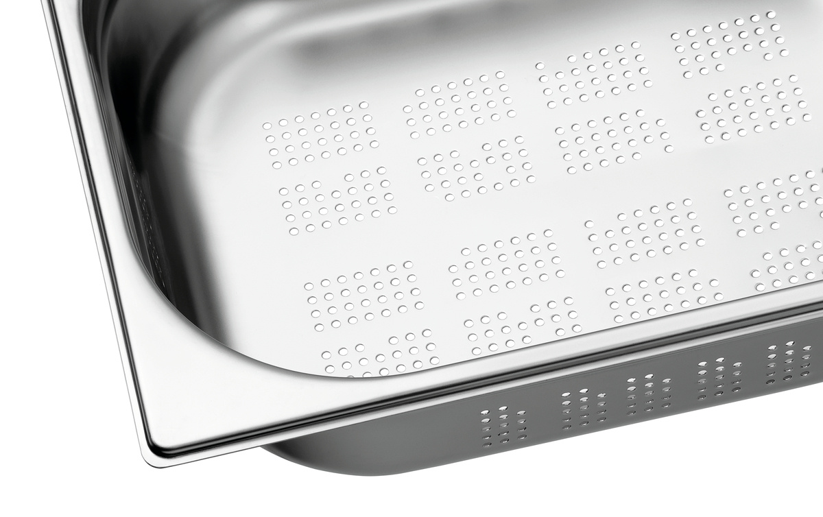 Pojemnik GN, 1/2 GN, 100mm, perforowany Bartscher