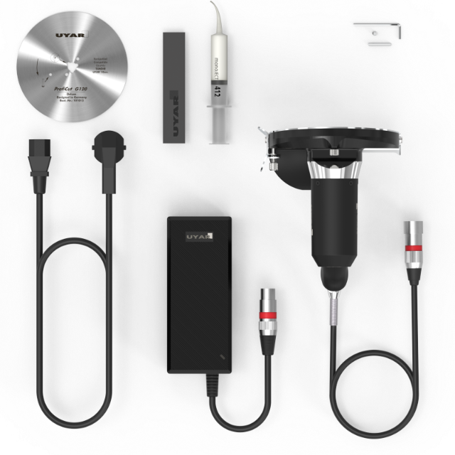 Nóż do kebaba elektryczny UYAR S380+ Premium 2 gen. 120MM IP64 130W