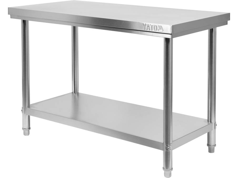 STÓŁ CENTRALNY SKŁADANY Z PÓŁKĄ 1200×700×H850MM YATO