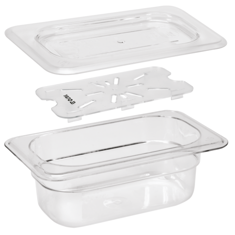 POJEMNIK GASTRONOMICZNY GN 1/4 100MM 2,5L PC YATO