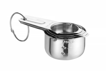 Miarka - zestaw 4 szt. HENDI 135x80x(H)45mm