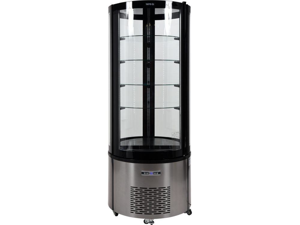 WITRYNA CHŁODNICZA 400L 68X68X175 CZARNA YATO