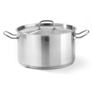 Garnek średni z pokrywką HENDI Kitchen Line 9,5L 280x(H)155mm