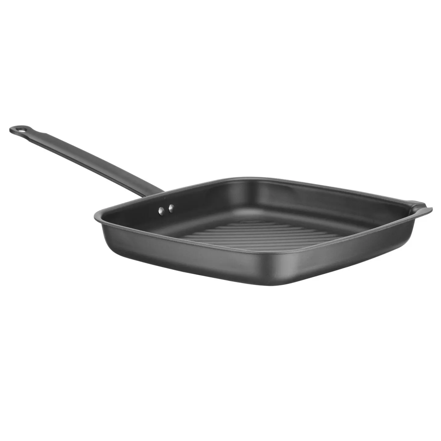 Patelnia do grillowania ze stali węglowej 28cm, kwadratowa, HENDI, 480x282x(H)80mm