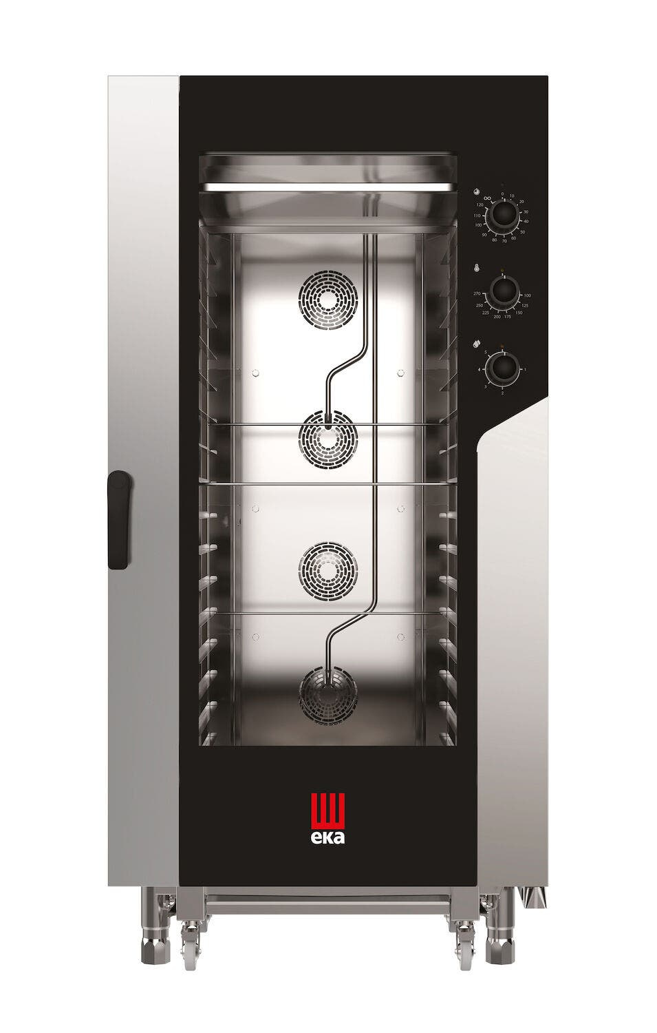 Piec konwekcyjno-parowy Millennial Smart Bakery 16× 600×400 mm - sterowany elektromechanicznie elektryczny Tecnoeka 400V/31000W 930x1035x(H)1900m