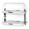 Witrynka Roll top - podwójna HENDI 380x260x(H)355mm
