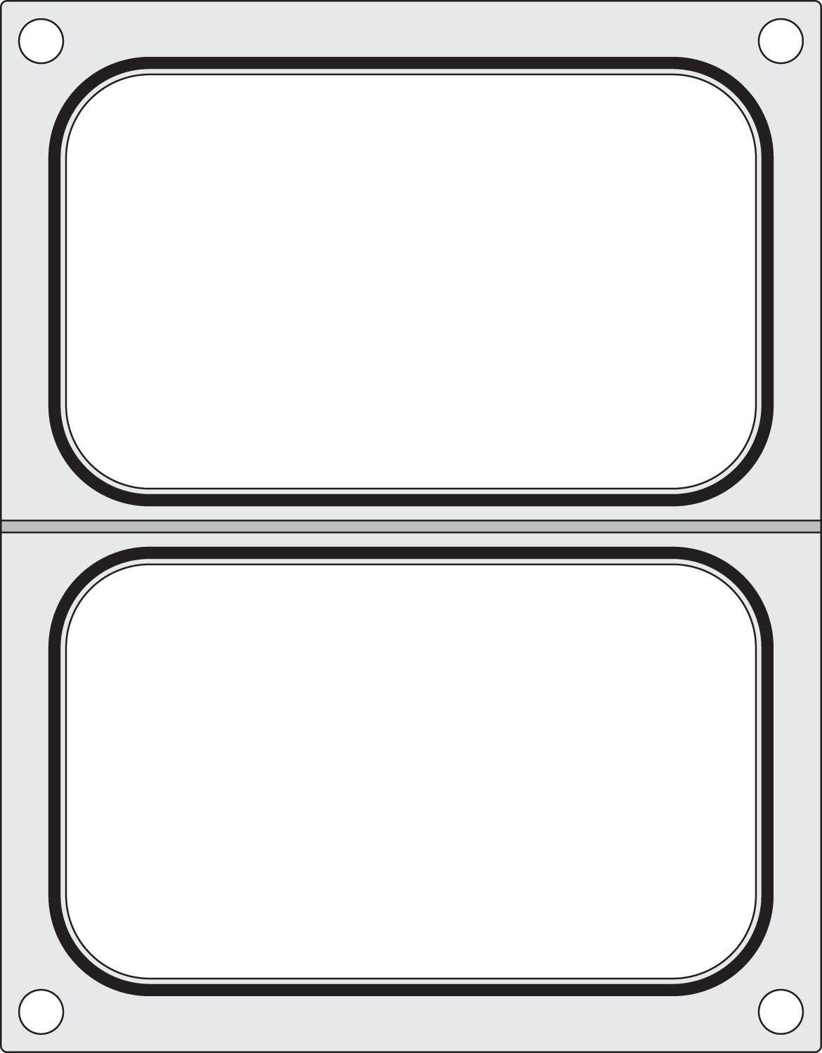 Matryca do zgrzewarki CDS-01 CAS 2x 178x113mm
