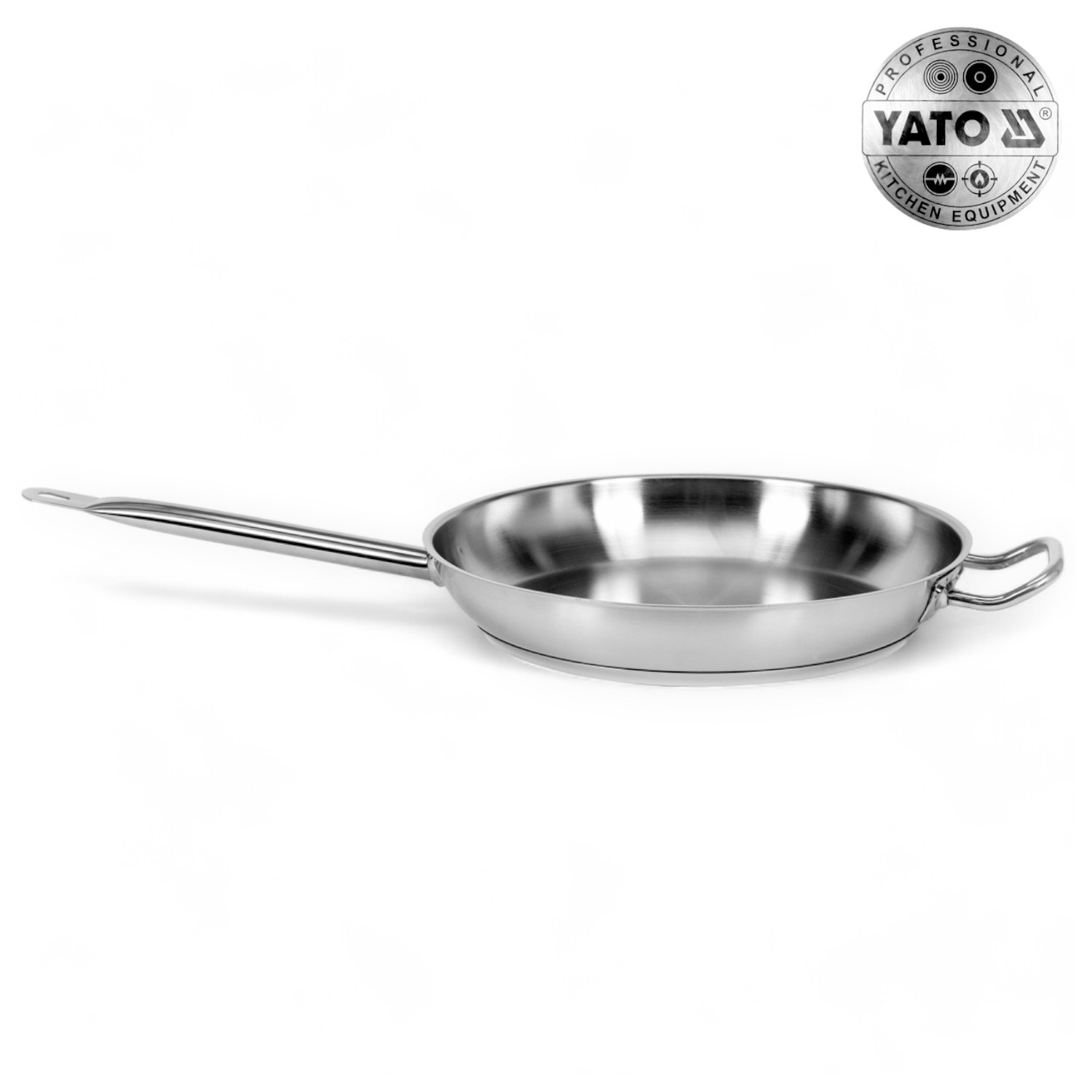 PATELNIA ZE STALI NIERDZEWNEJ Z UCHEM 36CM YATO