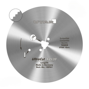 Ostrze drobno ząbkowane 120mm, oryginalne, UYAR UltraCut FZ120 LongLife