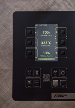 Piec do pizzy 2-komorowy ICON S50 z okapem i komorą rozrostu nawilżaną MORETTI FORNI MFSI50DLH - Seria S