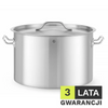 Garnek średni z pokrywką HENDI Budget Line 32L 400x(H)260mm