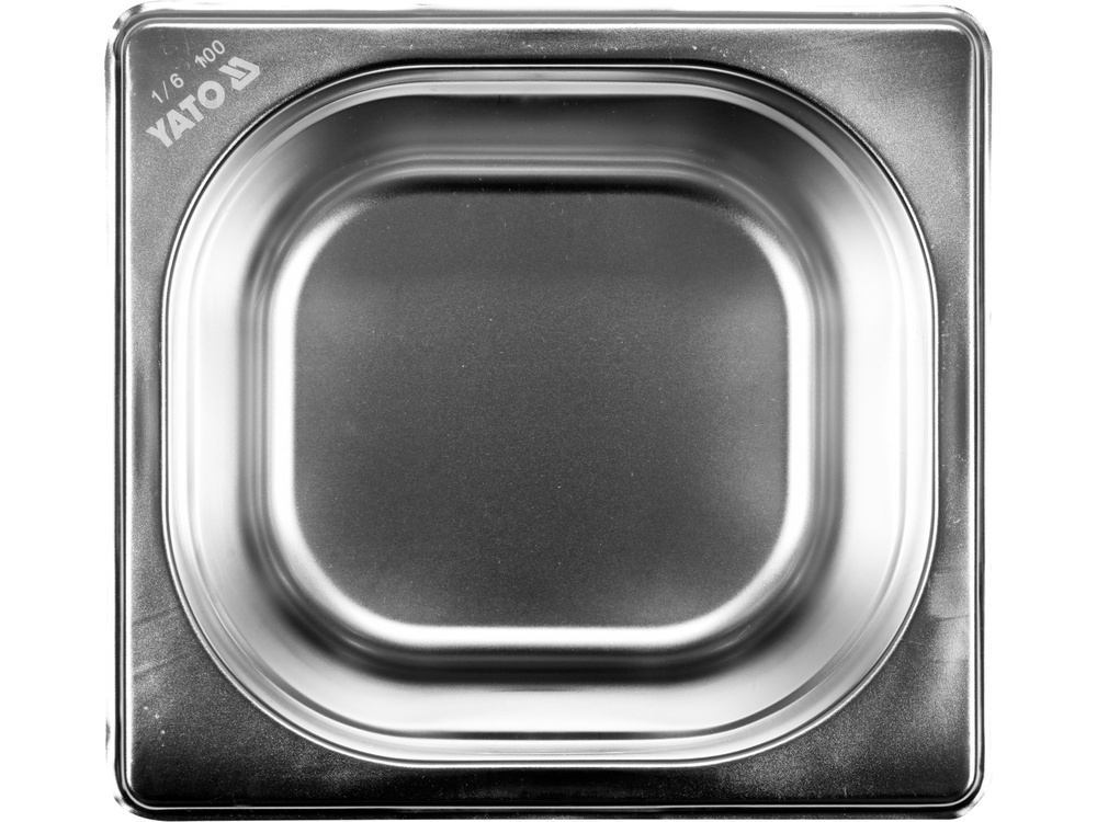 POJEMNIK GASTRONOMICZNY ZE STALI NIERDZEWNEJ GN 1/6 100MM 1,7L YATO