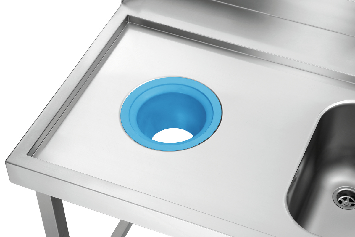 Stół ze zlewem i otworem na odpady DS-LI1BAS Bartscher
