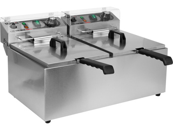 FRYTOWNICA PODWÓJNA 2X8L 2X3,3KW YATO