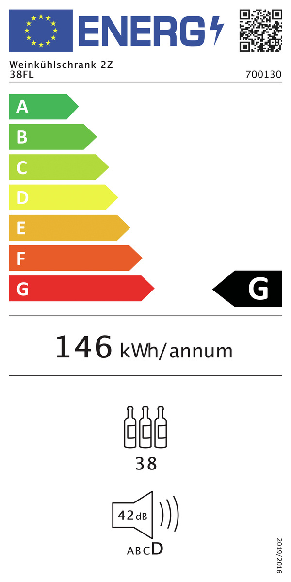 Chłodziarka do wina 2Z 38FL Bartscher