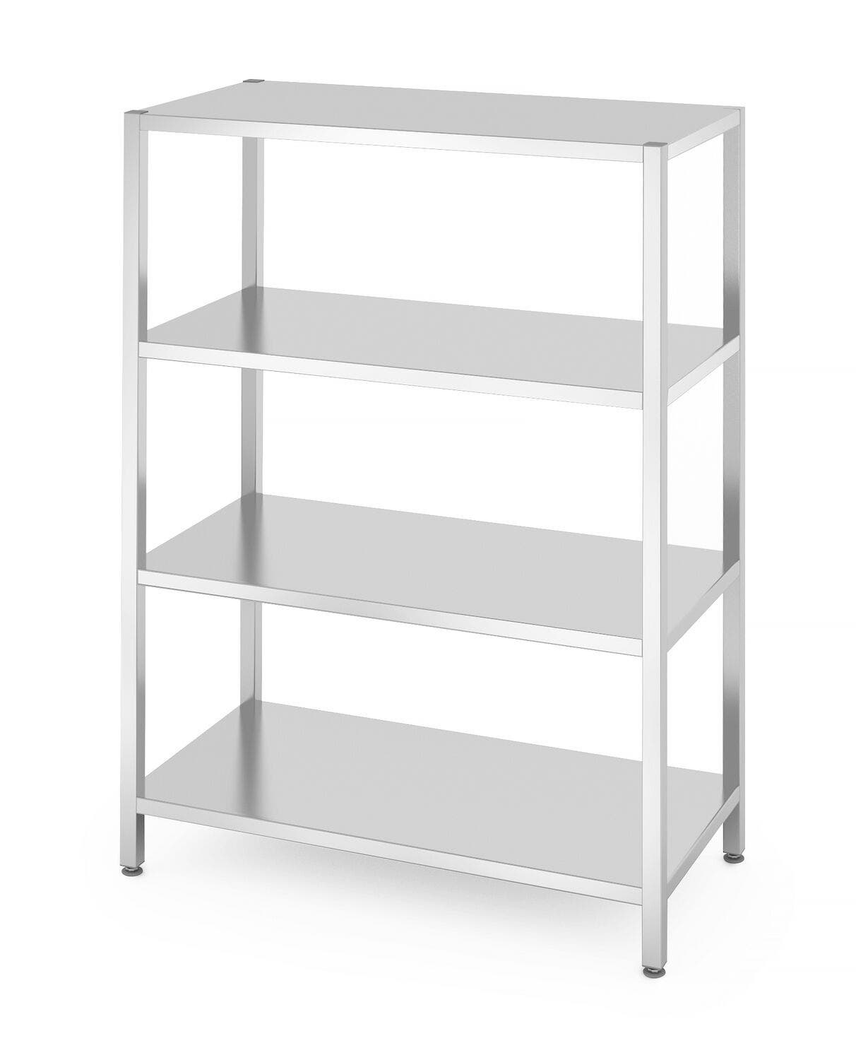 Regał magazynowy z 4 półkami pełnymi - skręcany HENDI Kitchen Line 1200x600x(H)1800mm