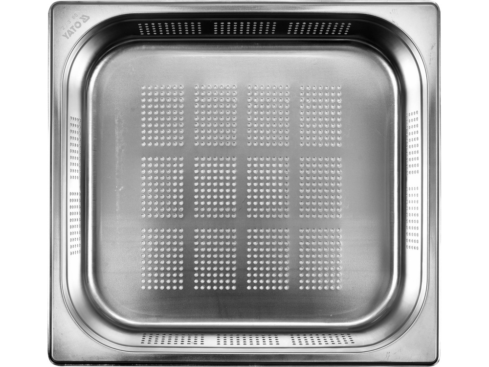 POJEMNIK GASTRONOMICZNY PERFOROWANY ZE STALI NIERDZEWNEJ GN 2/3 65MM 6,5L YATO