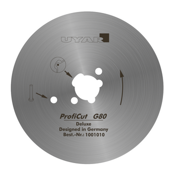 Ostrze gładkie 80mm, oryginalne, UYAR ProfiCut G80 Deluxe (2 gen.)