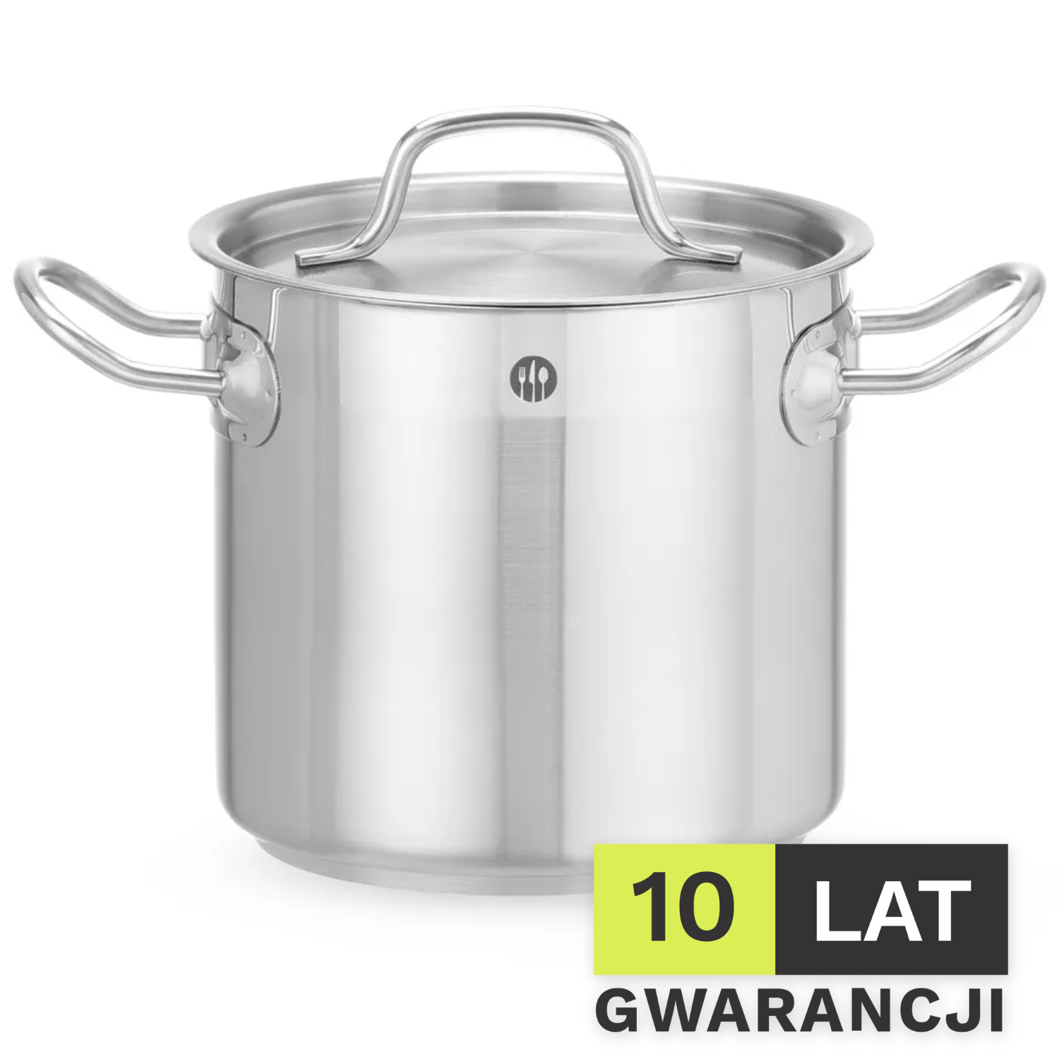 Garnek wysoki z pokrywką HENDI Profi Line 10L 240x(H)220mm