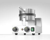 Gofrownica okrągła na gofry belgijskie HENDI 230V/1000W 250x491x(H)285mm