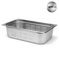 POJEMNIK GASTRONOMICZNY PERFOROWANY ZE STALI NIERDZEWNEJ GN 1/1 150MM 20,5L YATO
