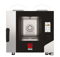 Piec konwekcyjno-parowy Millennial Touch Screen Gastro z automatycznym systemem myjącym 5 × GN 1/1 - sterowany elektronicznie gazowy Tecnoeka 230V