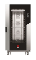 Piec konwekcyjno-parowy Millennial Black Mask Bakery 16× 600×400 mm - sterowany elektronicznie elektryczny Tecnoeka 400V/31000W 930x1035x(H)1900m