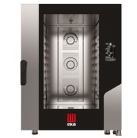 Piec konwekcyjno-parowy Millennial Black Mask Bakery 10× 600×400 mm - sterowany elektronicznie elektryczny Tecnoeka 400V/15500W 850x1035x(H)1130m