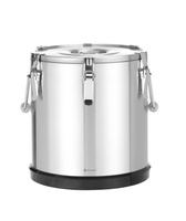 Termos ze stali nierdzewnej do transportu żywności HENDI Kitchen Line 25 l 25L srebrny ø350x(H)385mm