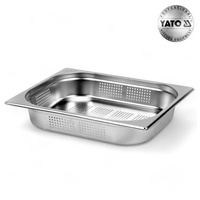 POJEMNIK GASTRONOMICZNY PERFOROWANY ZE STALI NIERDZEWNEJ GN 1/2 65MM 4,5L YATO
