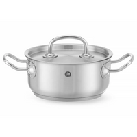 Garnek niski z pokrywą HENDI Kitchen Line 1,5L 160x(H)75mm