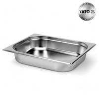 POJEMNIK GASTRONOMICZNY ZE STALI NIERDZEWNEJ GN 1/2 65MM 4,5L YATO