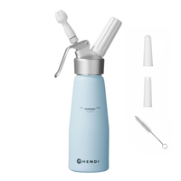 Syfon do bitej śmietany HENDI 0,5L niebieski 80x(H)260mm