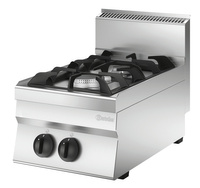 Kuchnia gazowa 2-palnikowa 650, TG Bartscher