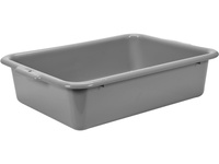 POJEMNIK DO WÓZKA SZARY PP 54X38,5X13,5CM YATO