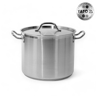 GARNEK WYSOKI Z POKRYWKĄ ZE STALI NIERDZEWNEJ 32X26CM 20,9L YATO